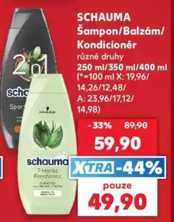 Kaufland SCHAUMA Šampon/Balzám/Kondicionér nabídka