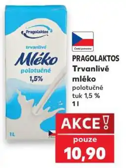 Kaufland Pragolaktos TRVANLIVÉ MLÉKO nabídka