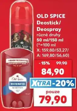 Kaufland OLD SPICE Deostick/Deospray nabídka