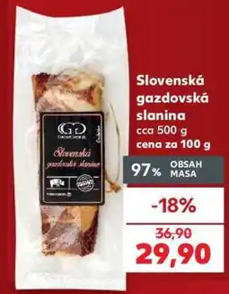 Kaufland Slovenská gazdovská slanina nabídka