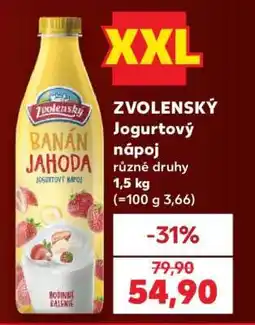 Kaufland ZVOLENSKÝ Jogurtový nápoj nabídka
