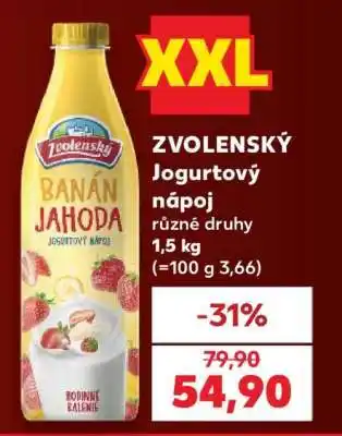 Kaufland ZVOLENSKÝ Jogurtový nápoj nabídka