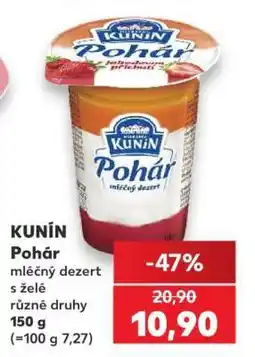 Kaufland Kunín Pohár nabídka