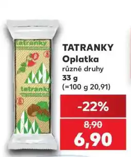 Kaufland TATRANKY Oplatka nabídka