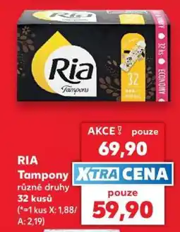 Kaufland Ria Tampony nabídka