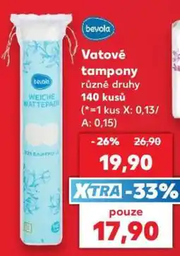 Kaufland Vatové tampony nabídka
