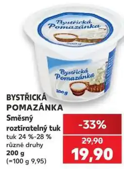 Kaufland BYSTŘICKÁ POMAZÁNKA nabídka