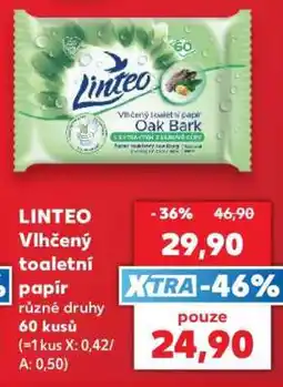 Kaufland Linteo vlhčený toaletní papír nabídka