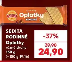 Kaufland Sedita Rodinné oplatky nabídka