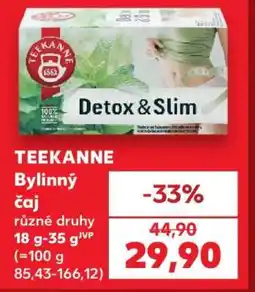 Kaufland Teekanne bylinný čaj nabídka