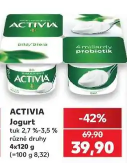 Kaufland Activia jogurt nabídka