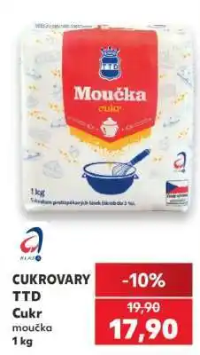 Kaufland CUKROVARY TTD Cukr moučka 1 kg nabídka