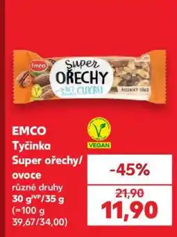 Kaufland EMCO Tyčinka Super ořechy/ovoce nabídka