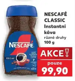 Kaufland NESCAFÉ CLASSIC Instantní káva nabídka