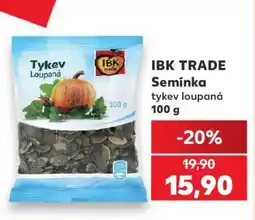 Kaufland IBK TRADE Semínka tykev loupaná 100 g nabídka