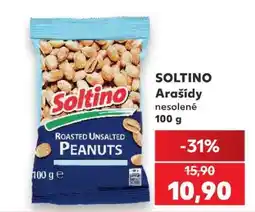 Kaufland SOLTINO Arašídy nesolené 100 g nabídka