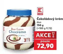 Kaufland Čokoládový krém duo nabídka