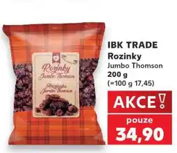 Kaufland IBK TRADE Rozinky Jumbo Thomson nabídka
