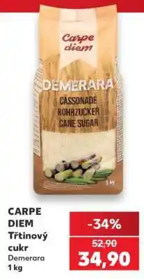 Kaufland CARPE DIEM Třtinový cukr Demerara 1 kg nabídka