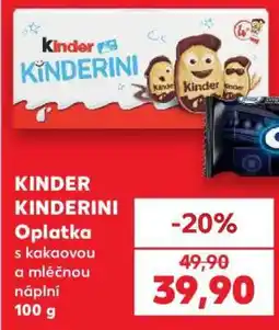 Kaufland KINDER KINDERINI Oplatka nabídka