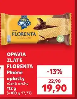 Kaufland Opavia Zlaté Florenta nabídka