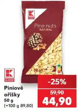 Kaufland Piniové oříšky nabídka