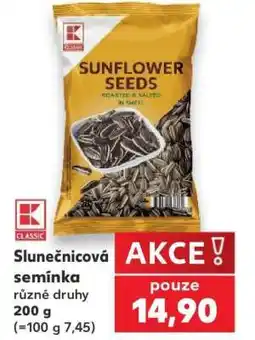 Kaufland Slunečnicová semínka nabídka