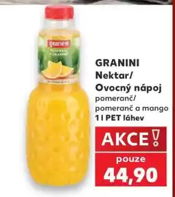 Kaufland GRANINI Nektar/Ovocný nápoj nabídka