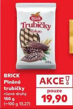 Kaufland BRICK Plněné trubičky nabídka