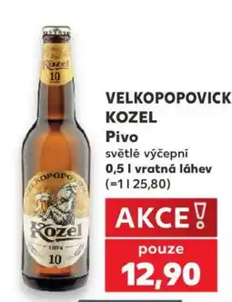 Kaufland VELKOPOPOVICKÝ KOZEL Pivo nabídka