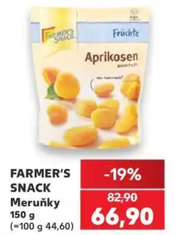 Kaufland FARMER’S SNACK Meruňky nabídka