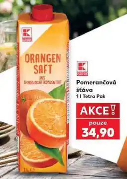 Kaufland Pomerančová šťáva nabídka