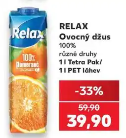 Kaufland RELAX Ovocný džus nabídka