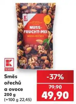 Kaufland SMĚS OŘECHŮ A OVOCE nabídka