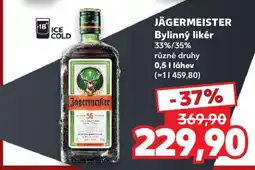 Kaufland JÄGERMEISTER Bylinný likér nabídka