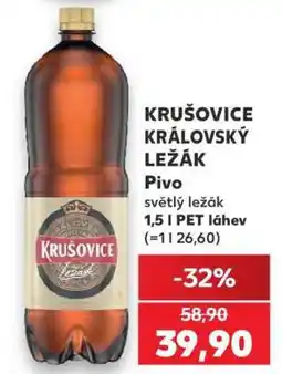 Kaufland Krušovice Královský ležák nabídka