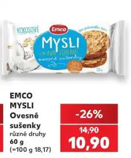 Kaufland Emco Mysli ovesné sušenky nabídka