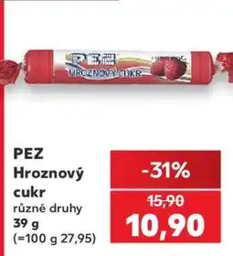 Kaufland PEZ hroznový cukr nabídka