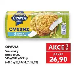 Kaufland OPAVIA Sušenky nabídka