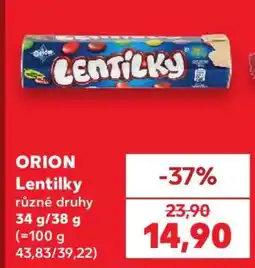 Kaufland Orion Lentilky nabídka