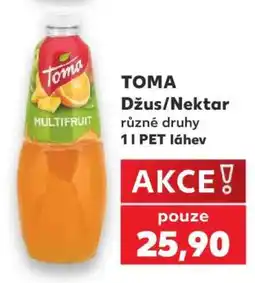 Kaufland Toma Džus nektar nabídka