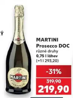Kaufland Martini Prosecco DOC nabídka