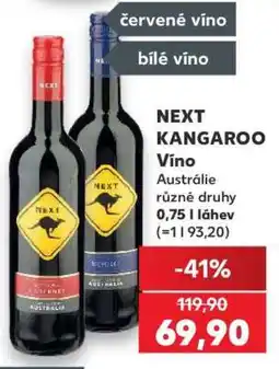 Kaufland NEXT KANGAROO Víno nabídka