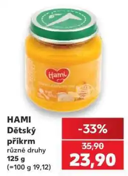 Kaufland Hami Dětský příkrm nabídka
