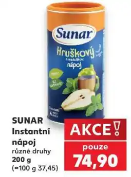 Kaufland Sunar instantní nápoj nabídka