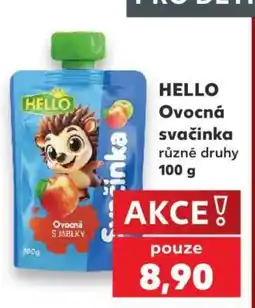 Kaufland Hello Ovocná svačinka nabídka