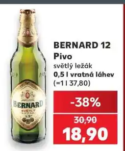 Kaufland BERNARD 12 Pivo nabídka