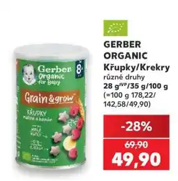 Kaufland GERBER ORGANIC Křupky/Krekry nabídka