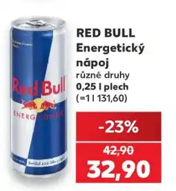 Kaufland RED BULL Energetický nápoj nabídka