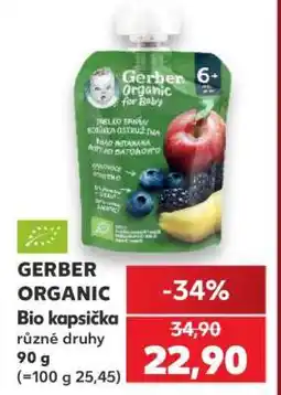 Kaufland GERBER ORGANIC Bio kapsička nabídka